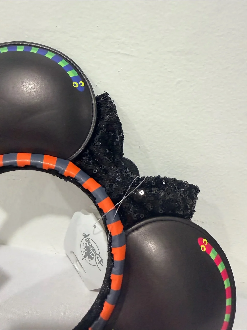 Disney Nightmare Before Christmas Pumpkin King Ears Headband NWT